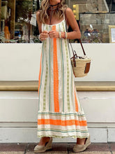 Women'S Casual New Bohemian Printed Sling Loose Dress