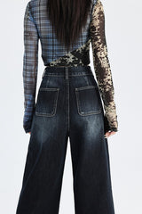 Relaxed Fit Floor Length Jeans