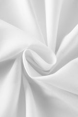 Fitted Cotton Blend Long Sleeve Blouse