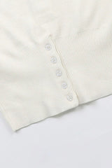 Gilet de Noël en coton brodé à col en V