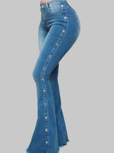 High-Rise Stretch-Floor Flared Jeans