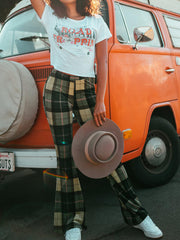 Versatile Casual Bootcut Trousers