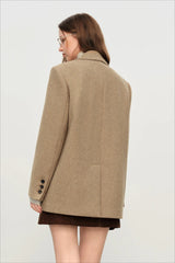 Blazer court à carreaux rétro, vêtement d'extérieur de Noël