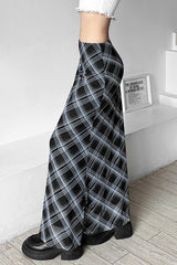 Jupe de Noël moulante à carreaux taille haute