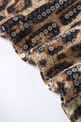 Leopard Print Mini Dress