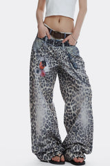 Vintage Double Waist Denim Jeans