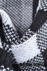 Gilet de Noël ajusté à carreaux et boutons