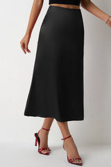 Jupe de Noël en satin queue de sirène