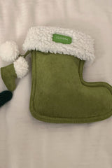 Sac bandoulière en daim duveteux en forme de botte, mini sac pour téléphone