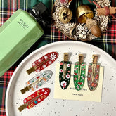 Accessoire pour cheveux de Noël sans couture, style bec de canard