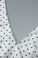 Polka Dot Halter Mini Dress