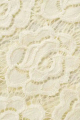 Robe mini bustier en dentelle