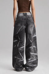 Loose Fit Straight Denim Jeans