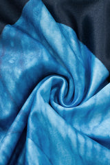 Robe mini imprimée à col noué