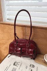 Sac bowling à nœud papillon, sac à bandoulière chic, sac fourre-tout