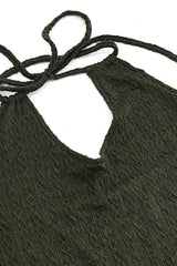 Robe courte dos nu en maille