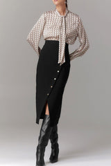 Jupe midi élégante