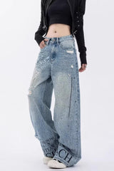 Jeans à détails design tendance