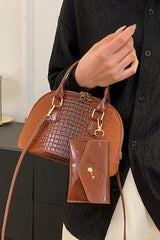 Minimalist PU Shell Small Crossbody Bag