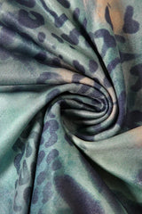 Robe mini imprimée dos nu