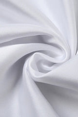 Robe courte à col en V en patchwork de dentelle