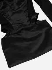 Robe mini transparente à découpes Baddie