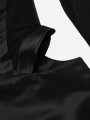 Robe mini transparente à découpes Baddie