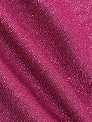 Robe mini fendue à paillettes Baddie