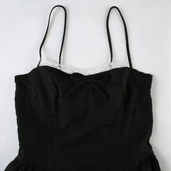 Robe mini à nœud papillon