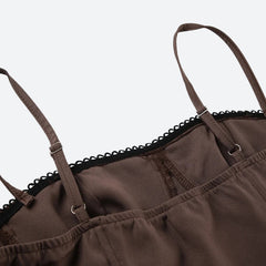 Robe mini plissée à nœud