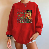 Y2K Trendy Round Neck Casual Autumn Spring Christmas Hoodie Red / S Hoodies-L