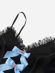Coquette Bow Lace Top
