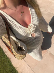 Robe maxi en crochet