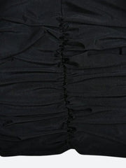 Robe moulante mini drapée