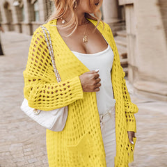 Manteaux d'hiver légers, amples et ajourés, style automne-hiver