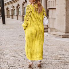 Manteaux d'hiver légers, amples et ajourés, style automne-hiver