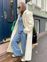 Manteaux amples, chauds et élégants à manches longues, confectionnés dans des mélanges épais tendance