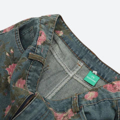 Jeans fleuris