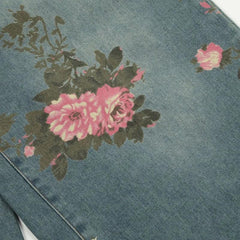 Jeans fleuris