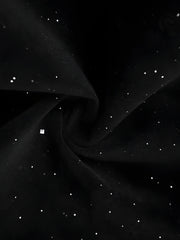 Robe mini asymétrique à paillettes