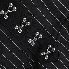 Robe mini noire gothique