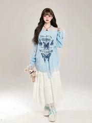 Pull papillon grunge