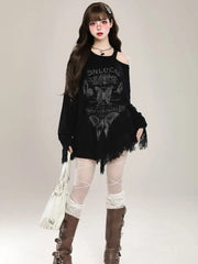 Pull papillon grunge