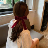 Velvet Bow Hair Clips - Christmas Accessory For Women Accessories-L