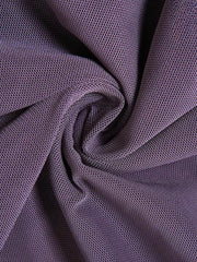 Robe mini bustier à volants en résille