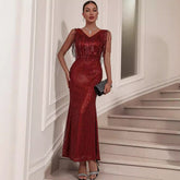 Sequined Tassel Dress Dress