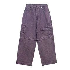 Pantalon ample à grandes poches cargo