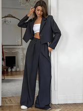 SAMIRA - Winter Solid Office Pant Set