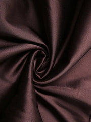 Robe courte en satin à volants