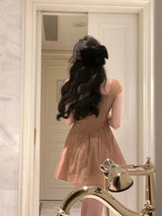 Vintage Midi Dress For Women Summer New Elegant Prom Evening Party Vestidos Fashion Female Clothing Office Ladies Dresses